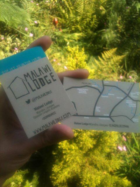 MalawiLodge's tweet photo. Delighted with our new business cards. Thank you @simonmarklewis and the team @zeroabove for the artwork! http://t.co/iitL6PyIIc