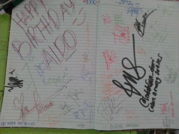 EXSOKingdom's tweet photo. Wish u All The best ya ALDO :) "@pocongsmansus: Thanks @EXSOKingdom ({})  http://t.co/pOz4imAWbv"