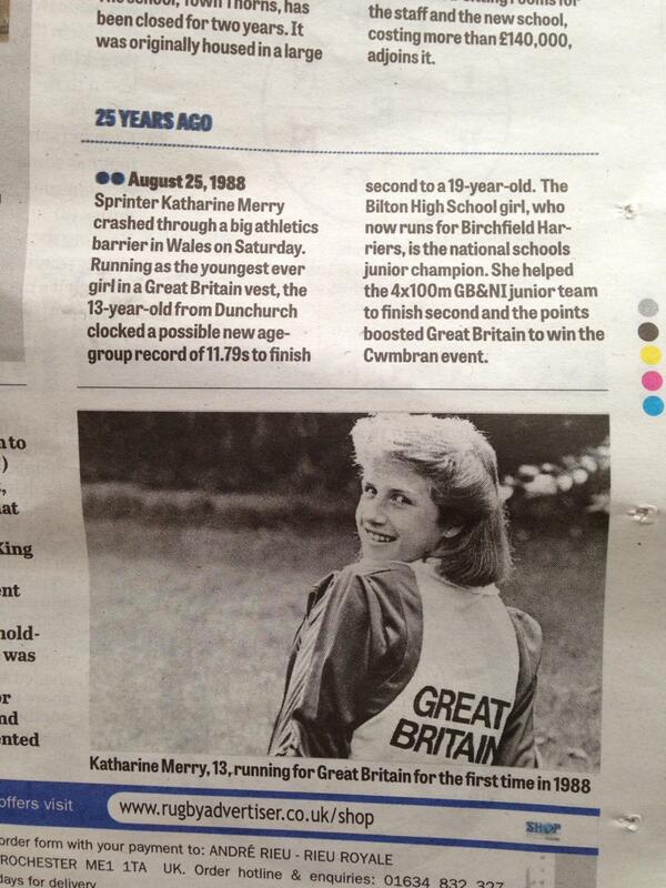 HomelyCreating's tweet photo. @KatharineMerry Just spotted in this weeks Rugby Advertiser! http://t.co/wWw51FIWG2