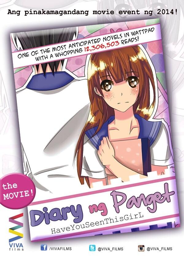 WattpadFreaksPH's tweet photo. Diary ng Panget Movie. 2014. Sinong Exciteed na?? :) http://t.co/9c02A03hN9 ~ Hyunie
