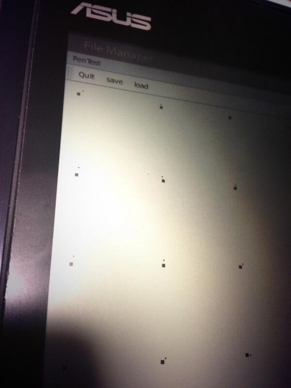 ina_ani's tweet image. 結構へんな歪み方してる。  小さい点を押したつもりなのに、大きな点と認識される #eeenote