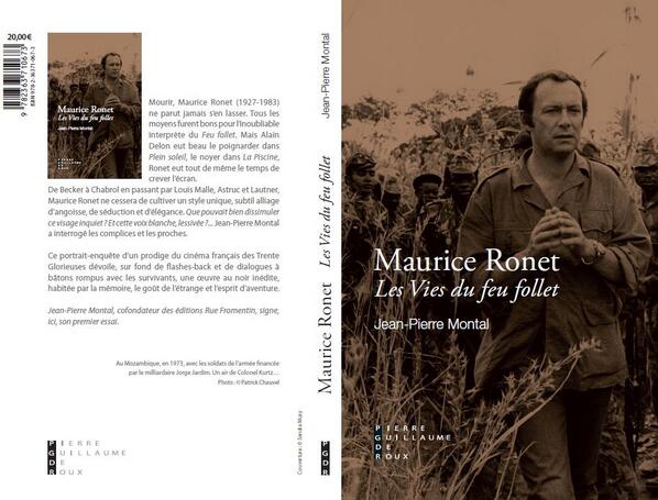 PGdeRoux's tweet photo. @ATrapenard Un très beau livre sur Maurice Ronet pour le 30e anniversaire de sa mort, signé JP Montal. http://t.co/PXPBy9jx9b