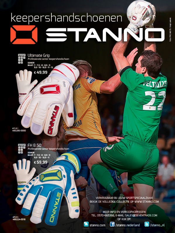 Deze week in de <a href="/VI_nl/">Voetbal International</a>... Piet Velthuizen met zijn #Stanno Ultimate Grip
