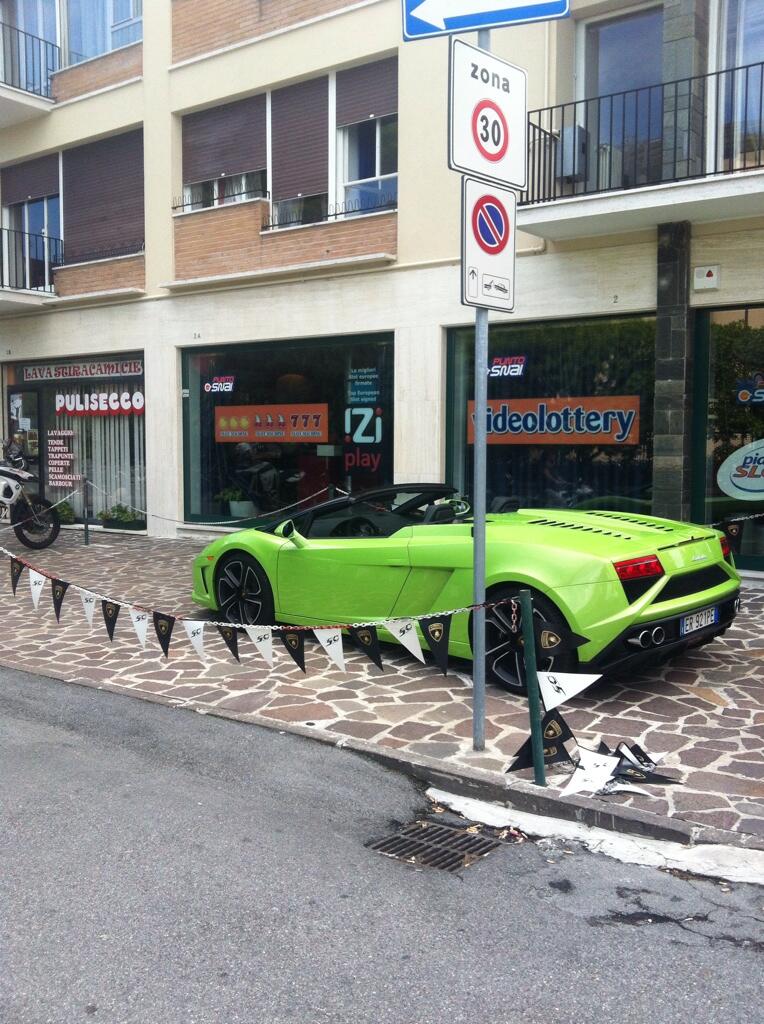 Lamborghini verte