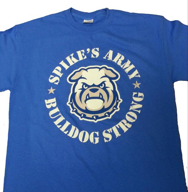 SpikeAtDrake's tweet image. Drake students don’t forget to join Spike’s Army. It’s just $10 and the only way you can get this t-shirt. #DUSTRONG