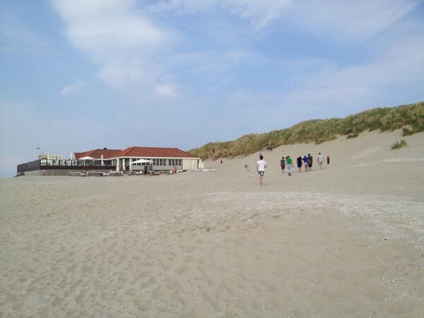 Introductie op Ameland met de nieuwe Game Artist klas! De sfeer zit er goed in! En super mooi weer! #fpdr