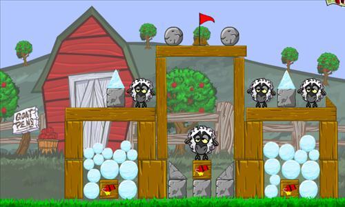 GrumpyGoats's tweet photo. Stuck on a level in #GrumpyGoats and don't know how to deal? Tweet about it for help! http://t.co/1FqO1DB5nH