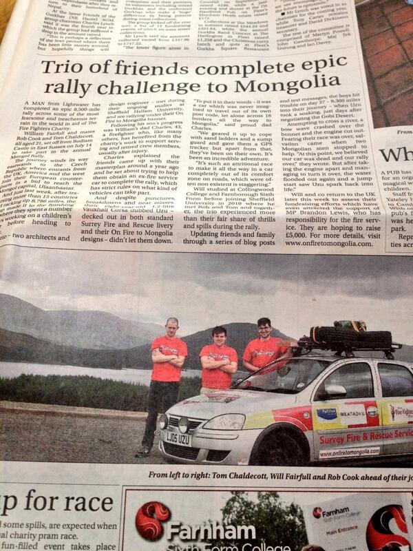 On Fire to Mongolia tweet media