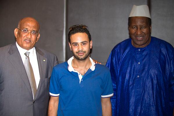 AUC_PAPS's tweet photo. Le Président #Konaré et le PM #Dileita ont rencontré Mahmoud Abdel #Ghany du Mouvement de jeunes #Tamarrod http://t.co/QjmiGd9rHs