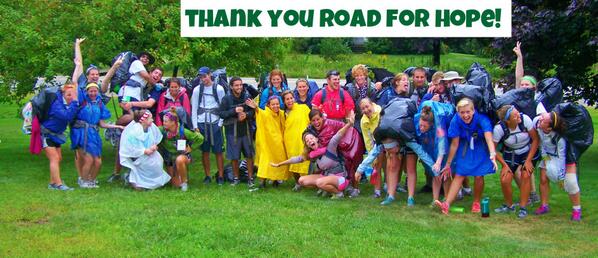 RochesterNHRec's tweet photo. A wonderful afternoon with the students of Saint Anslem College's Road for Hope! Thank you for your support! #SACRFH http://t.co/zDKB92nCTu