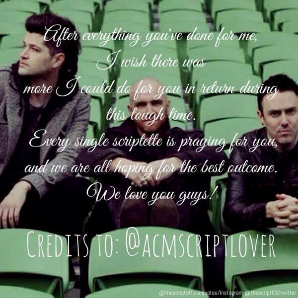 thescript63's tweet image. #OurThoughtsAreWithTheScript