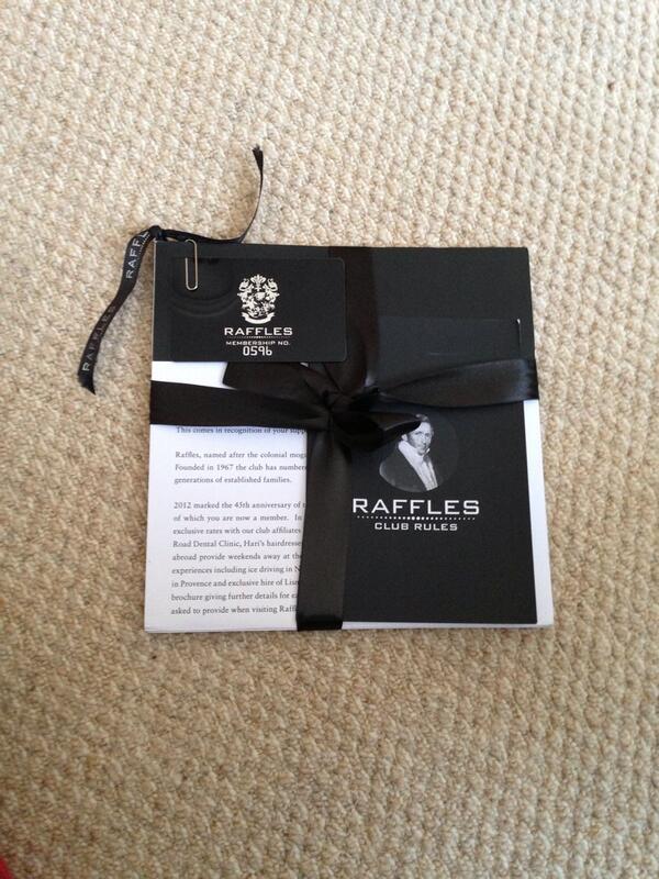 TomVoyce's tweet image. Amazing little read to come home to @RafflesChelsea thank you #funtobehad