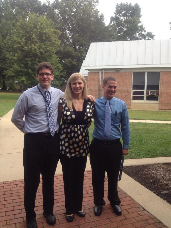 #teamleeland Middle school teachers Mr Gebler, Mrs.Alvear and Mr Cuvo.