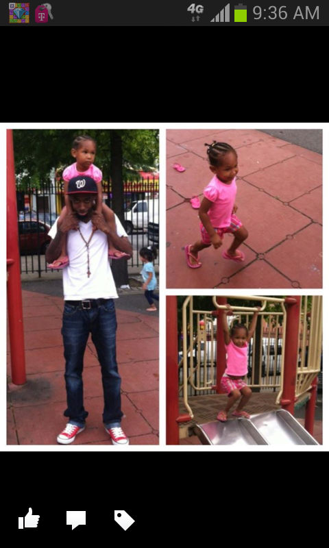 STACKPAPERBLIZZ's tweet photo. Me and babygirl at the park http://t.co/DTykh9A1J5