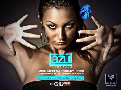 StaciePrincess's tweet photo. Its Noches Azul tonight  @Blue_Martini_LV !!! Ladies drink free from 9 to 11pm!!!🍸💃🍸🌃 http://t.co/VA6yZd9L3O