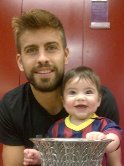 3gerardpique's tweet photo. First Camp Nou experience with the Spanish Super Cup. http://t.co/dMvXiLnjll http://t.co/JdwwcLGxS7