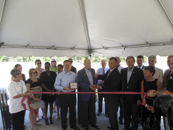 Mheginc's tweet photo. Crest at Baker Creek &amp; Baker Creek Senior Living Ribbon Cutting. Great job Baker Group, Nelson Constr  @AnawimHousing http://t.co/nJeg8yflZ4