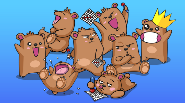 JawfishGames's tweet photo. We're moving quick! New version of @JawfishBingo is now live! Now with 1000% MOAR BEARS! https://t.co/Q0AK2CCCOk http://t.co/NUomMGsIrg
