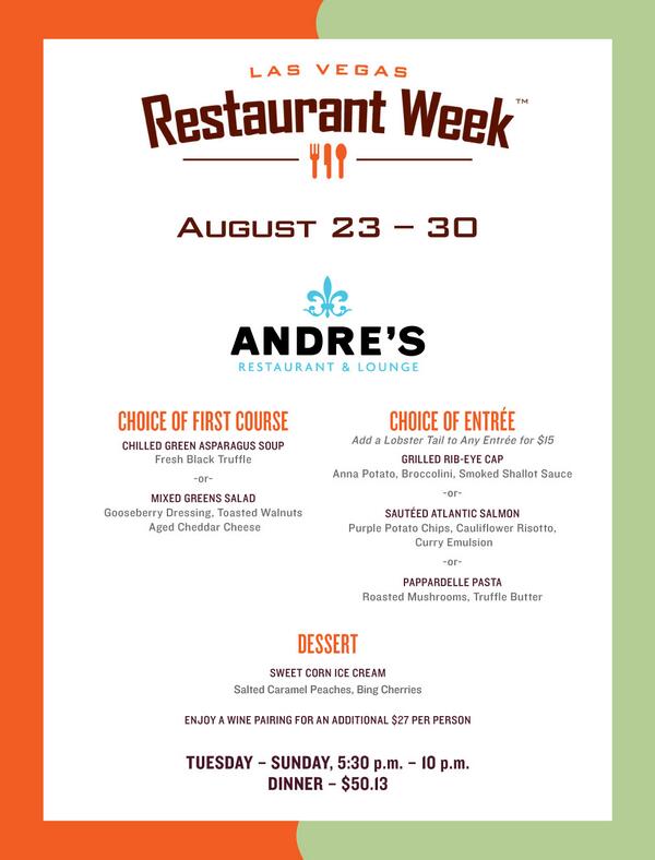 MonteCarloVegas's tweet photo. If you haven't been to @AndresLV for #LVRW2013, you're doing it wrong. #HelpOutDineOutLV http://t.co/pxqOwuZ7x7