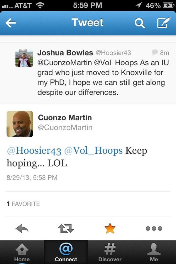 MarkPancratz's tweet image. Haha!! #KeepnItReal RT @Hoosier43: I reached out to Cuonzo Martin (who is a Purdue grad) &amp;amp; his response was perfect
