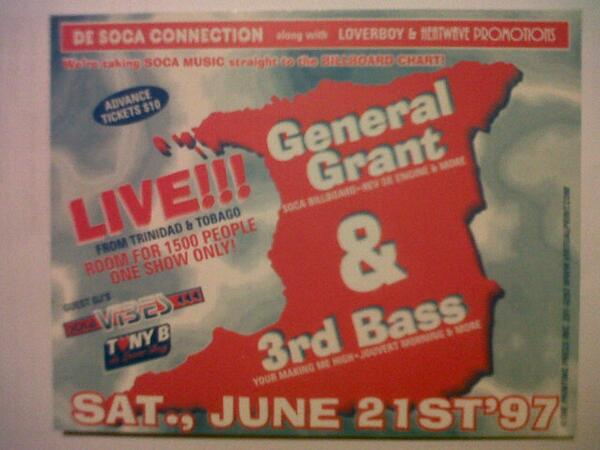 dconductor's tweet image. #tbt 1997 #GeneralGrant @thirdbasstnt #SocaVibes @DJ_TONY_B