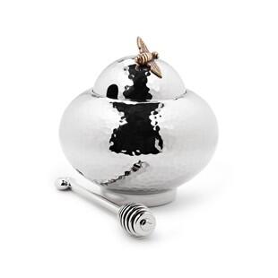 TableArtOnline's tweet photo. This whimsical stainless steel honey pot by @MaryJurekDesign promises a sweet year ahead. http://t.co/T2TQQ5GOyI http://t.co/J3fRuPJtIw