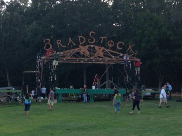 The stage is taking shape and it looks absolutely amazing!
#bradstock #musicfest #wusb #amram