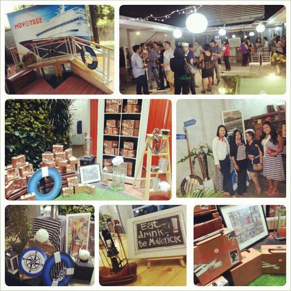 mavtweets's tweet photo. Also, thanks to @twistisyou for the lovely nautical decor last night at #MaVoyage! :) http://t.co/MbkP7Q1u1R