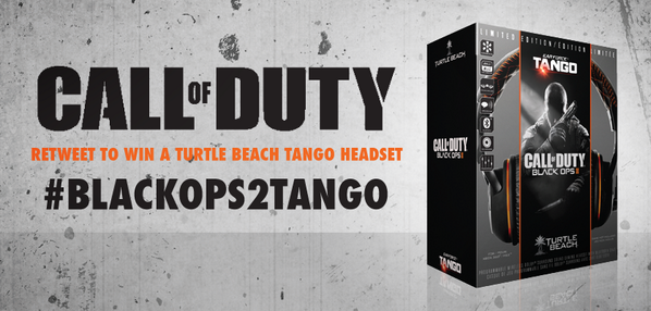 CallofDuty_ANZ's tweet photo. Last chance to score @turtlebeach #BlackOps2Tango headsets. RT for your chance to win. T&amp;C’s http://t.co/1ddgcIa9eD http://t.co/6ch5QiQ5cQ