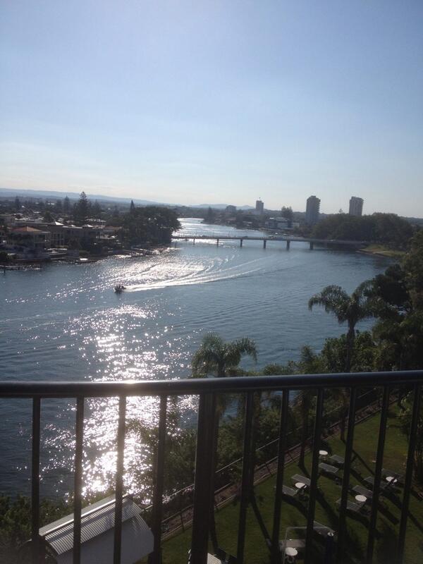 Not a bad spot to have a few after a tough day on the golf course #goldcoast #bea....utiful