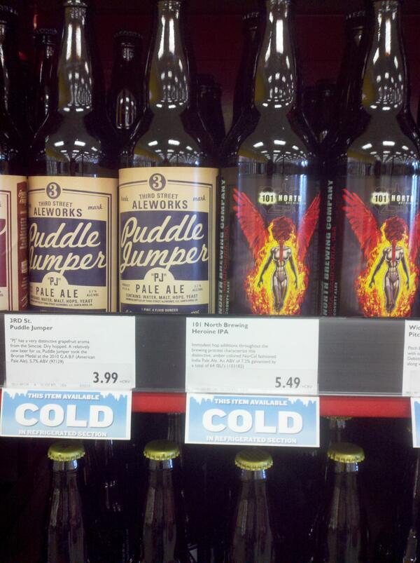 101northbrewing's tweet image. @3rdstaleworks a glorious, totally random sighting today in #Bevmo #SantaRosa Cheers!