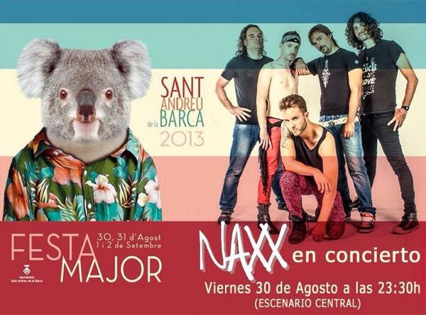 Hoy vamos a ver todos a Naxx que presentan su primer disco