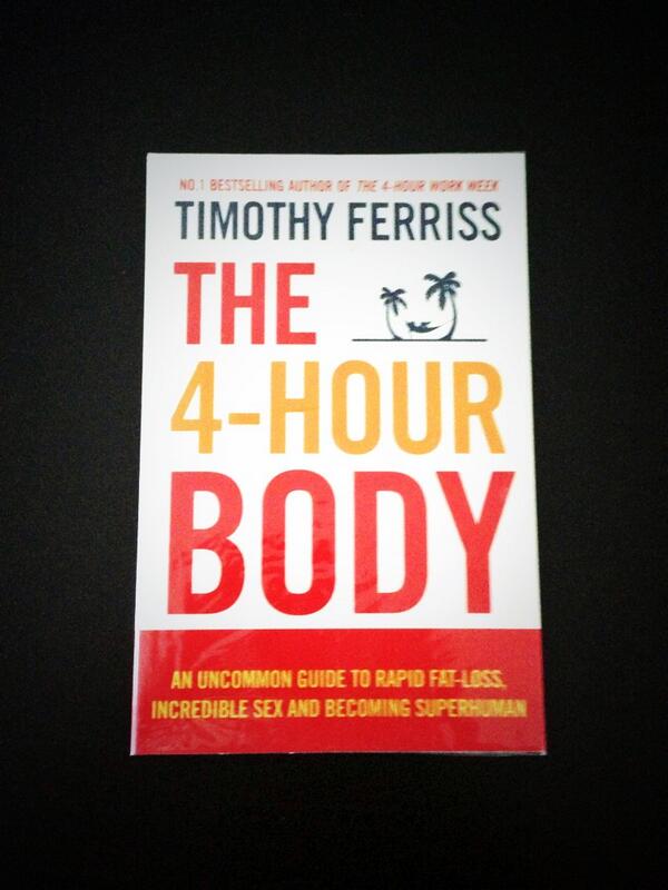 SG_GolfCoaching's tweet image. Time to get started in The 4-Hour Body @tferriss #hacktime