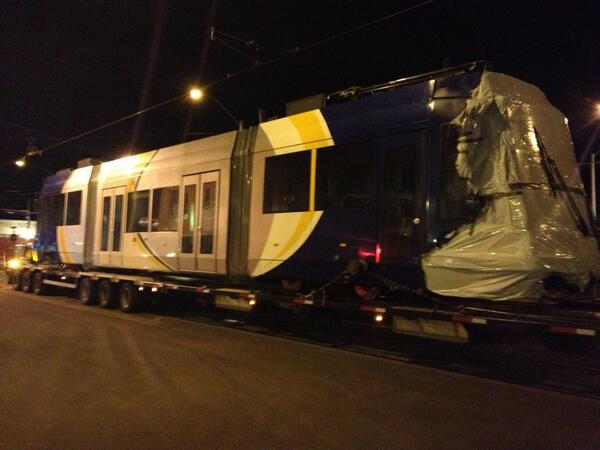 It's here! <a href="/UnitedStreetcar/">United Streetcar</a> #MadeInAmerica