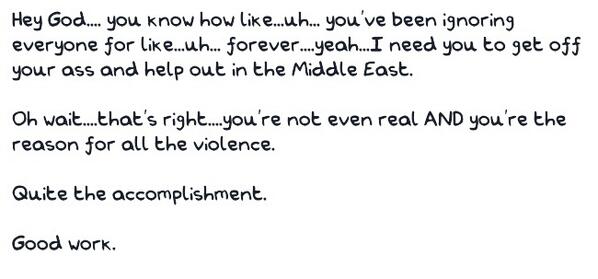bigfatatheist's tweet photo. #Atheist http://t.co/o4ExDTe8qj