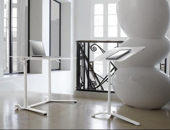 Ein schlichter, eleganter Tisch. Eddy wurde für Haworth von Johannes Torpe entworfen. stiller-office.de/categories/2/p…