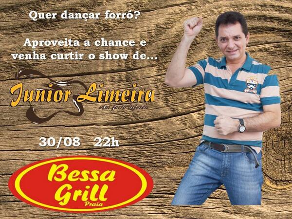 EllenBrunna's tweet photo. HOJE no @bessagrill  tem @JuniorLimeira10 colocando todo mundo pra dançar ... e ai gostou ? http://t.co/HU35Mw3d3T