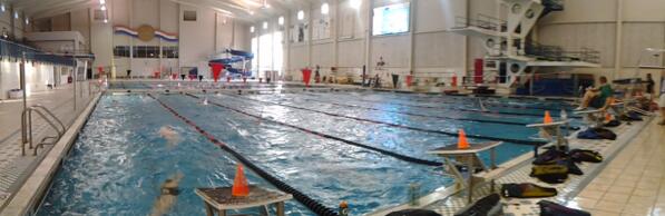 First official practice!  Everyone did great!  Brand new video board in the background too:-)  #olympicinspiration