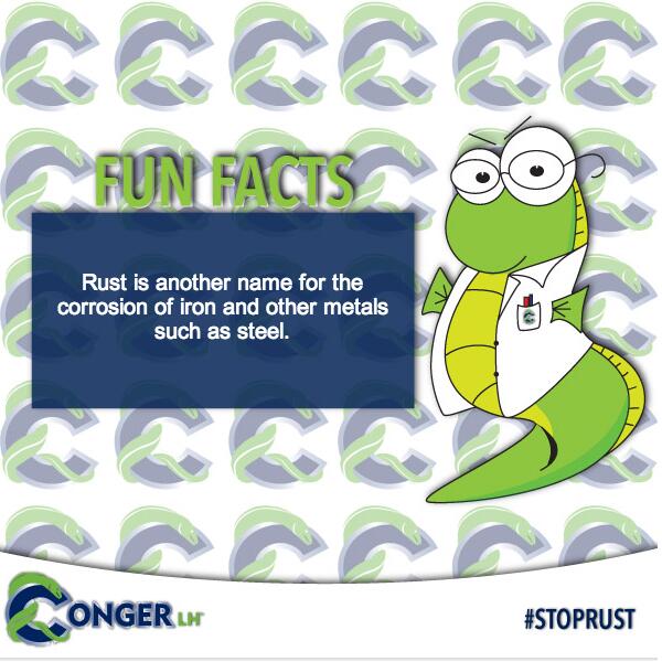 CongerLH's tweet image. #funfact Friday | How do you prevent your equipment from rusting?  #stoprust