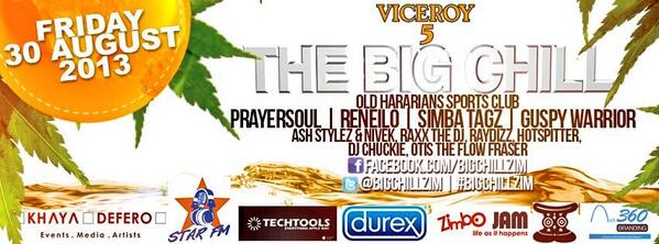 Mr Shingz at the BigChill.Thats Wsup!