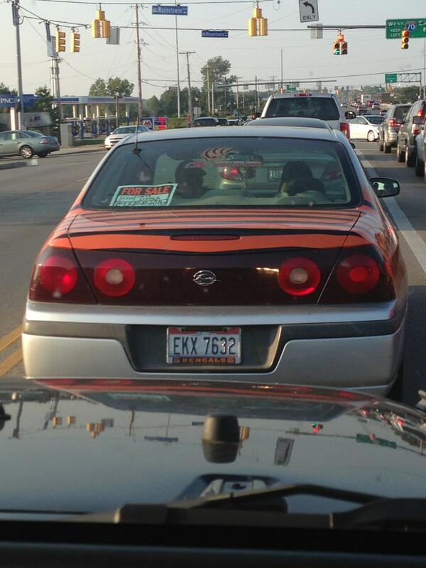 reyreyrita's tweet photo. Bengals impala anyone??? @TheWendell_IV ??? Lol http://t.co/AzXcoe7j9Y