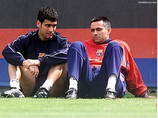 Image result for guardiola mourinho twitter
