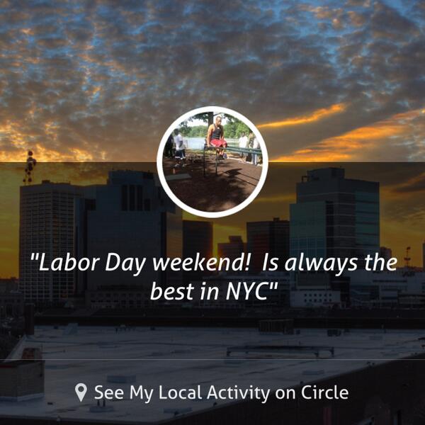 TeensStepUp's tweet photo. Labor Day weekend!  Is always the best in NYC... shared via @CircleApp http://t.co/ybDokZoxOS