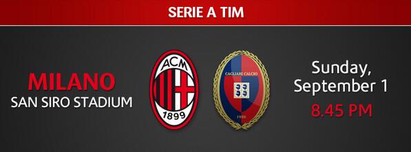 Next <a href="/SerieA_TIM/">SerieA_TIM</a> match: #MilanCagliari! See you at the #SanSiro. #forzaMilan