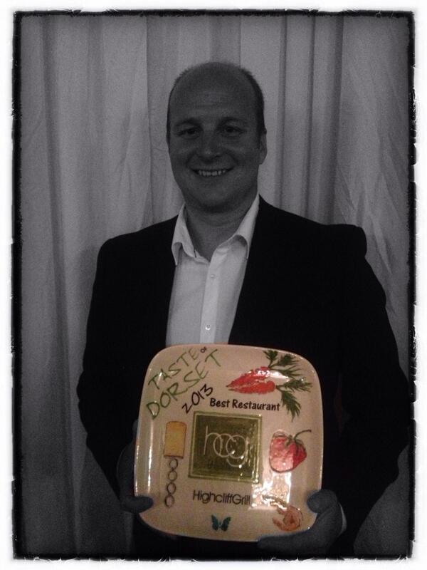BuddenMatt's tweet photo. Fantastic night at #tasteofdorsetawards picked up best restaurant for @HighcliffGrill ! Awesome achievement http://t.co/50Po2u35Ty
