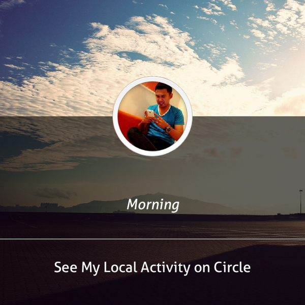 DauzTwit's tweet photo. Morning... shared via @CircleApp http://t.co/Vnl2zP5Fsx