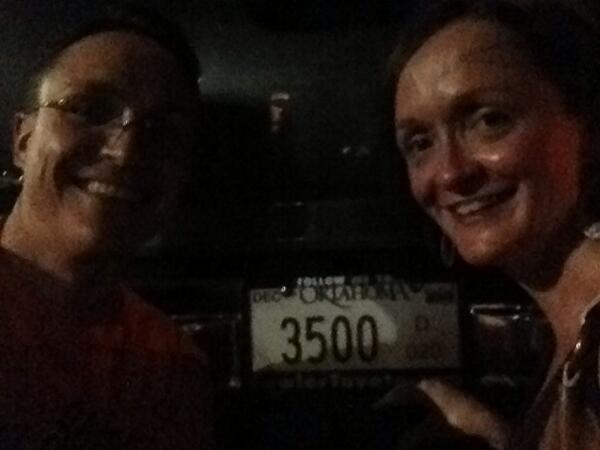 Friday night in the big town! #fowlerfarmtruck