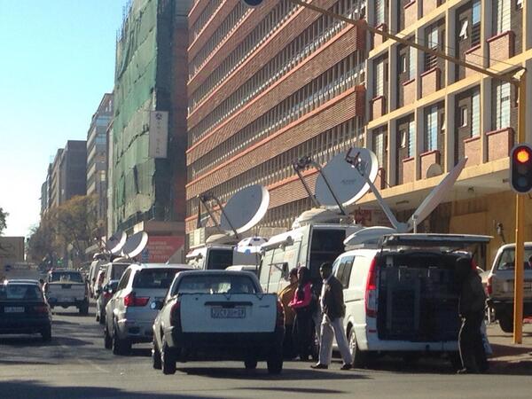 The world media has arrived, awaiting #OscarPistorius court case in PTA