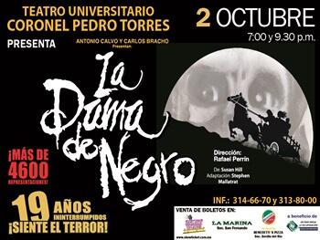showticketmx's tweet photo. LA DAMA DE NEGRO CIUDAD DE COLIMA TEATRO UNIVERSITARIO VENTA DE BOLETOS POR TU SISTEMA http://t.co/lbPX6AvHDw http://t.co/W60z322GsS