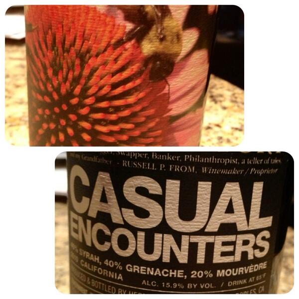 Bottling the 2011 on Thursday.  Get Ready!  RT @socialbuzzsyv: Wine of the night. <a href="/hermanstorywine/">Russell From</a> you're on a roll!!